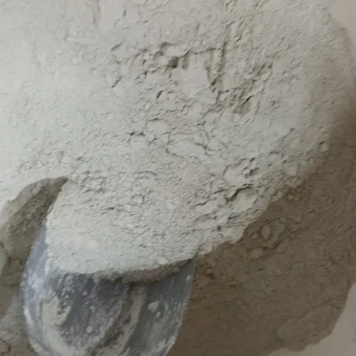 Gros plan texture béton ciré poivre blanc à l'état de poudre